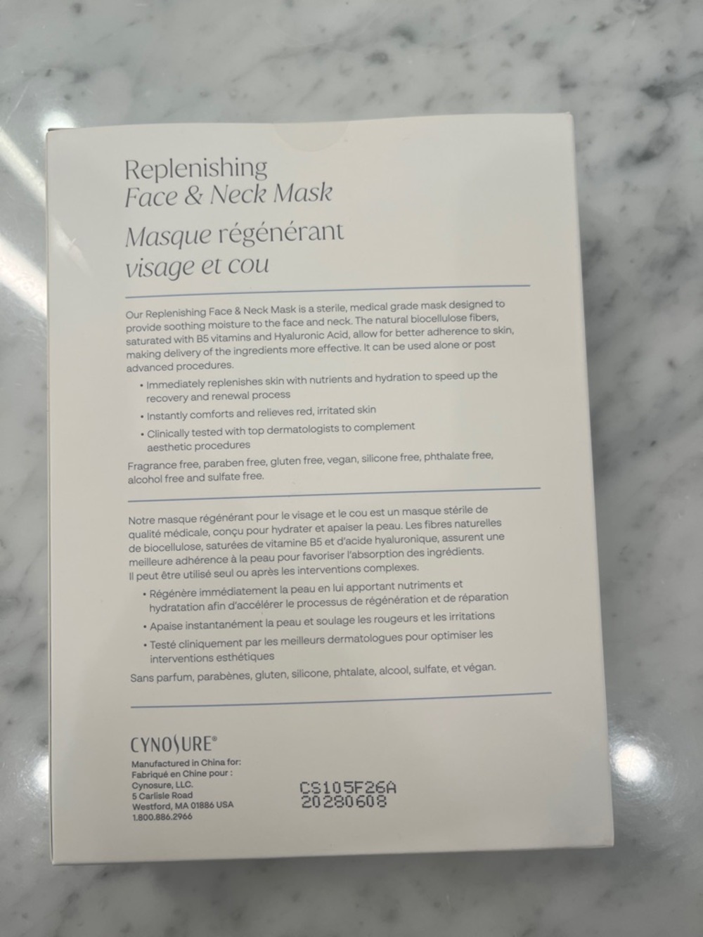 B.E. Replenishing Face & Neck Mask - Picture 4 of 6